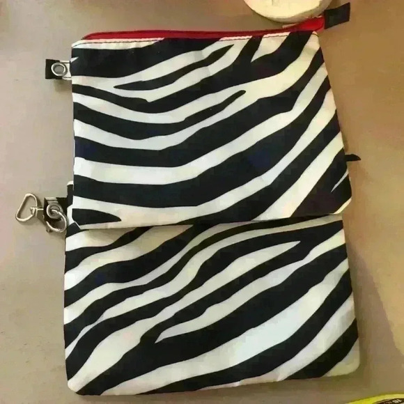 Lot of 5 Bath & Body Works Zipper Makeup Bag Glitter Cosmetic Bag - Picture 7 of 12